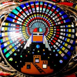 BOUCLE DE CEINTURE ZUNI EN ARGENT KASHINA PUEBLO