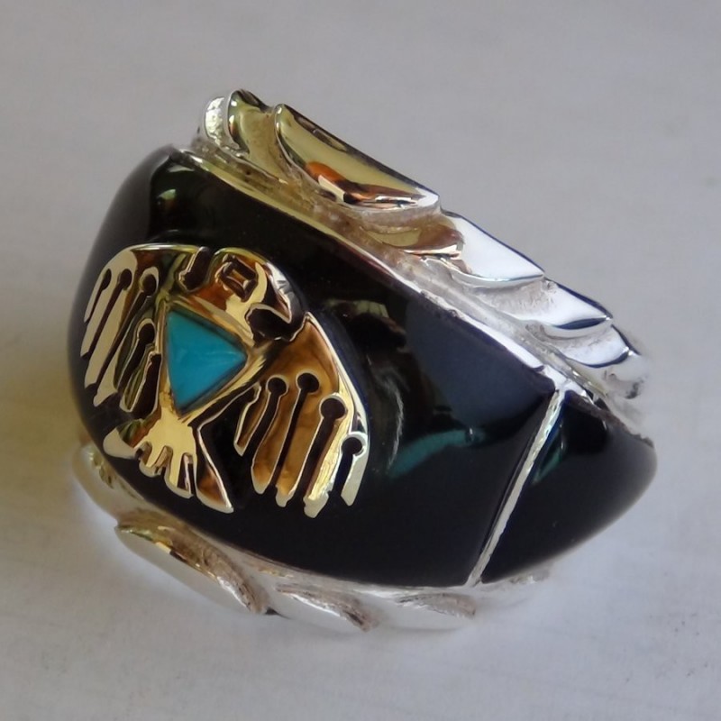 BAGUE THUNDERBIRD OISEAU TONNERRE