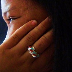 BAGUE ARGENT ARAIGNEE