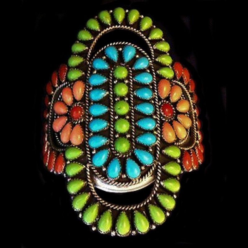 ZUNI MULTICOLOR TEARDROPS BRACELET