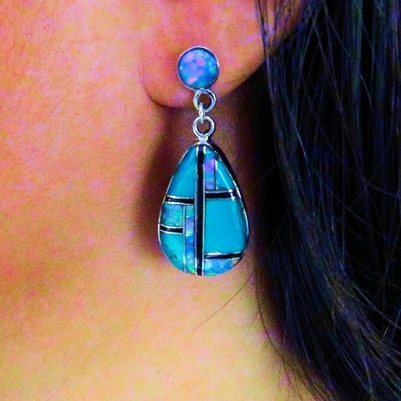 TEARDROPS SILVER EARRINGS