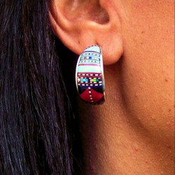 BOUCLES D'OREILLES CROISSANT