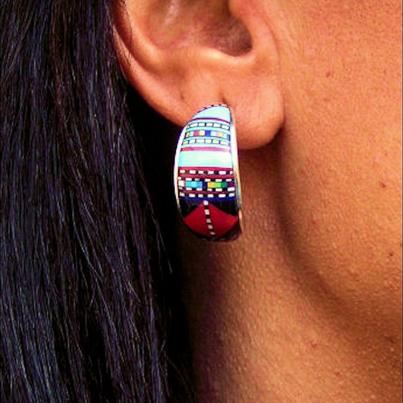 BOUCLES D'OREILLES CROISSANT