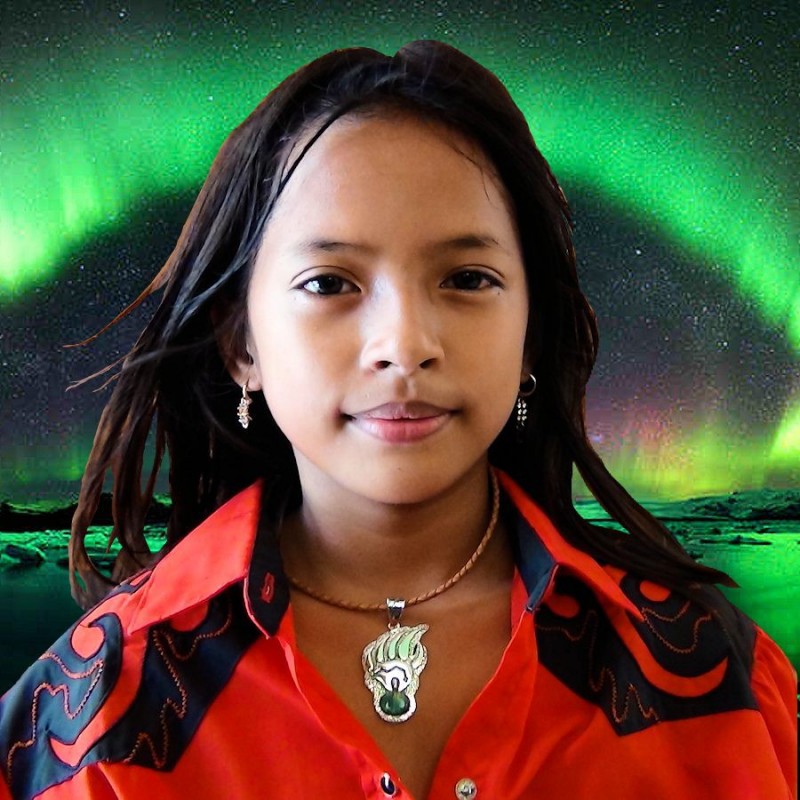 BÄRENPRANKE NAVAJO ANHÄNGER MIT TÜRKIS