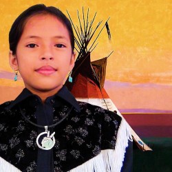 INDIANER KOPF SILBER ANHÄNGER