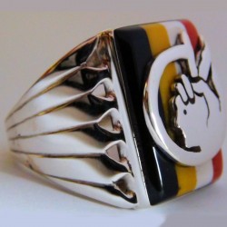 BAGUE SYMBOLE INDIAN MOVEMENT