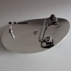 BEAR CLAW STERLING SILVER BELT BUCKLE