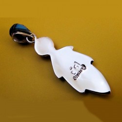 FEATHER STERLING SILVER PENDANT