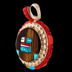 ZUNI STERLING SILVER PENDANT