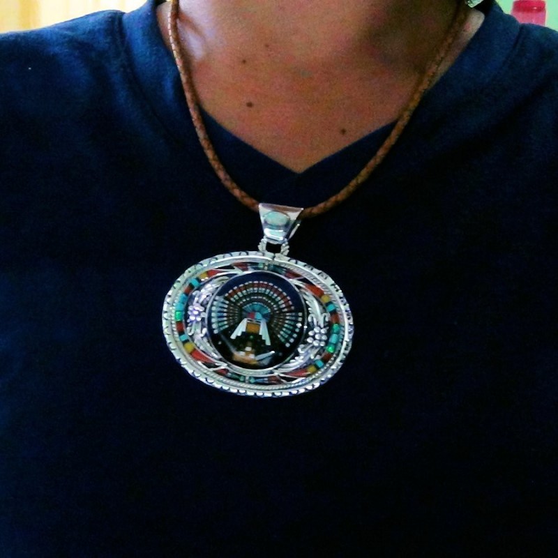 PENDENTIF DIEU SOLEIL ZUNI