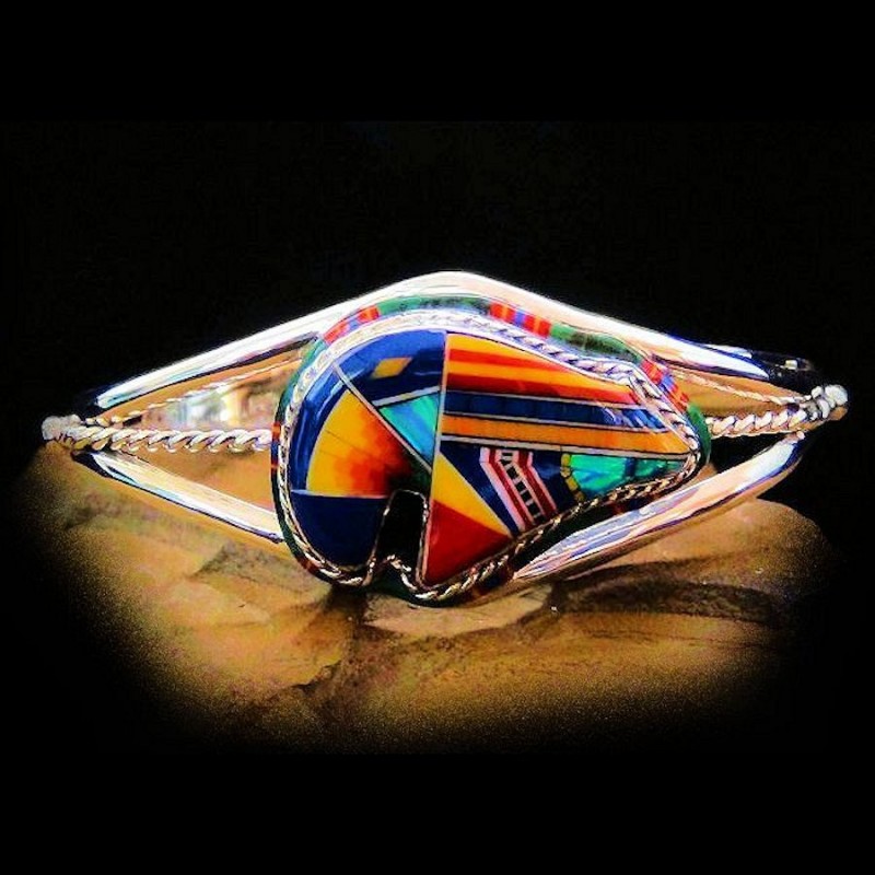 Sacred Bear Navajo Bracelet for Woman