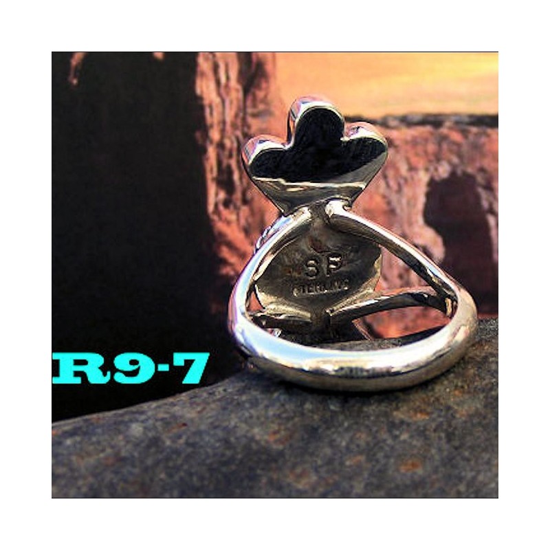 Bague Dieu Soleil Zuni en Argent 925 pour Femme Bijou Amerindien