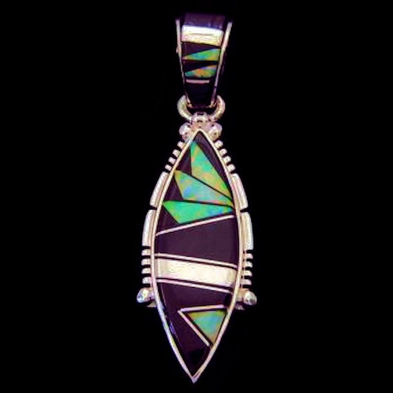 Pendentif Amerindien Zuni en Argent 925