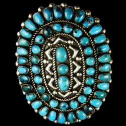 Navajo Semi Precious Stones Color Choice Sterlingsilver Ring