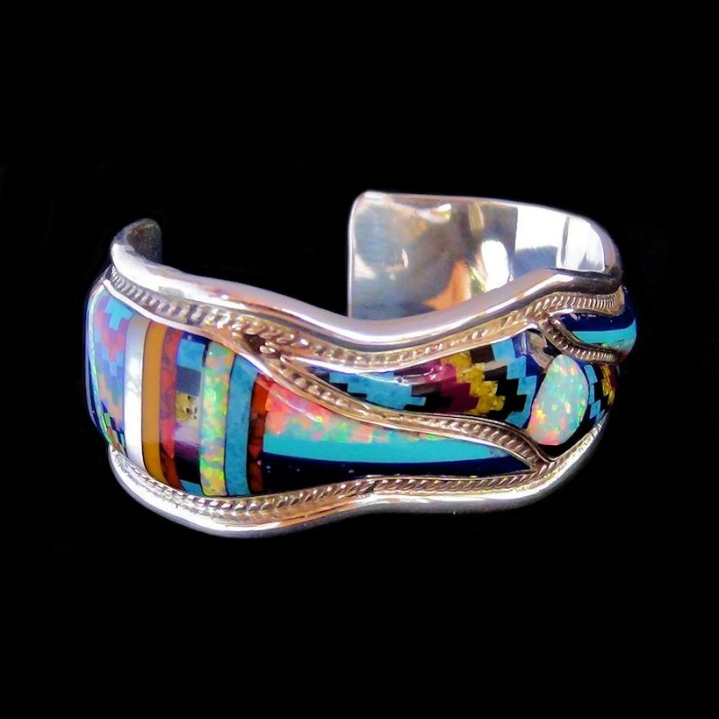 Bracelet Zuni Femme Opale et Pierres