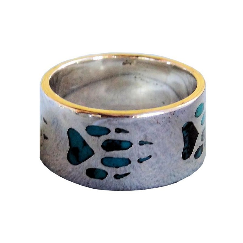 Wolf Track Ring Aus Silber 925