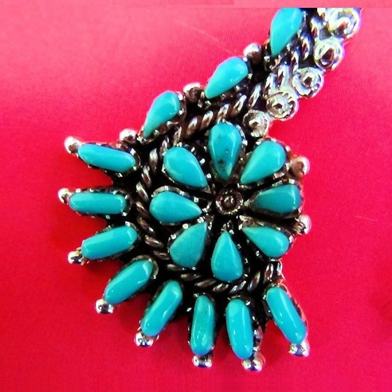 Paire de Boucles d'Oreilles Soleil Zuni Couleur au Choix