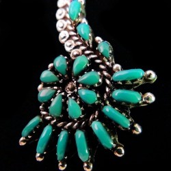 Paire de Boucles d'Oreilles Soleil Zuni Couleur au Choix