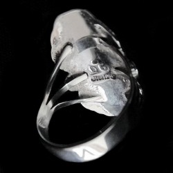 Navajo Damenring Aus Silber 925 ovaler Cabochon  Farbe nach Wahl